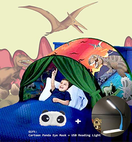 Tente-de-Rve-Tente-de-Lit-Enfants-Tente-Playhouse-de-Tente-Apparaitre-Intrieure-Enfant-Jouer-Tentes-Cadeaux-de-Nol-pour-Enfants-Parc-des-Dinosaures-0